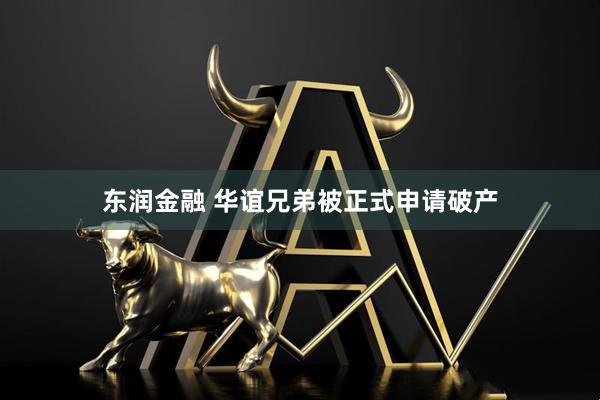 东润金融 华谊兄弟被正式申请破产