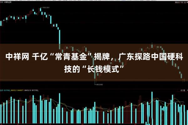 中祥网 千亿“常青基金”揭牌，广东探路中国硬科技的“长钱模式”